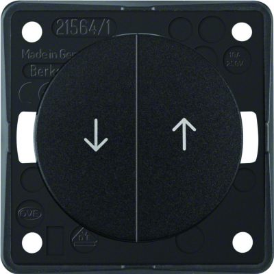 Integro Flow Łącznik żaluzj. wielokl. przyc., nadr. symb.  Strzałka , czarny (936532510)