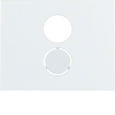 BERKER K.1 Płytka czołowa do gniazda głośnikowego biały 11847009 HAGER (11847009)