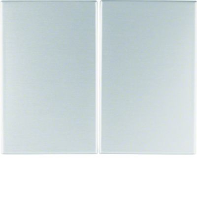 BERKER K.5 Klawisze do łącznika 2-klawiszowego aluminium 14357003 HAGER (14357003)