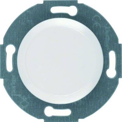 BERKER Serie 1930/Glas Zaślepka z płytką czołową biały 100920 HAGER (100920)