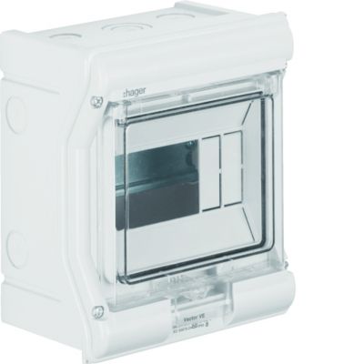 Rozdzielnica modułowa 1x6 natynkowa odporna UV IP65 Vector VE106PN HAGER (VE106PN)