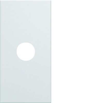 gallery Płytka czołowa z otworem pod wyprowadzenie przewodu 1M biały (WXF687B)