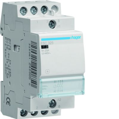 Stycznik modułowy 230V AC 3Z 25A AC-7A B ESC325 HAGER (ESC325)