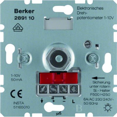 BERKER one.platform Elektroniczny potencjometr obrotowy 1-10V mechanizm 289110 HAGER (289110)
