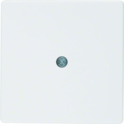 BERKER Q.x Płytka czołowa do przyłącza kablowego biały aksamit 10196089 HAGER (10196089)