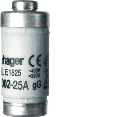 Wkładka topikowa D02 gG 25A 400VAC LE1825 HAGER (LE1825)