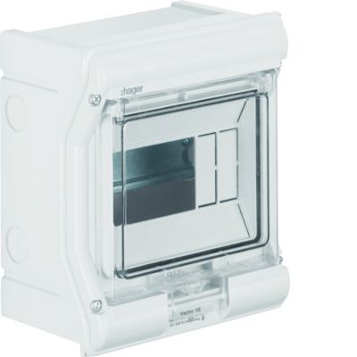 Rozdzielnica modułowa 1x6 natynkowa odporna UV IP65 Vector VE106SN HAGER (VE106SN)