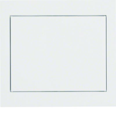 BERKER K.1 System przywoławczy Zasilacz 24V z ramką biały połysk 52047009 HAGER (52047009)
