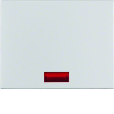 BERKER K.5 Klawisz z 5 dołączonymi soczewkami aluminium 14157003 HAGER (14157003)