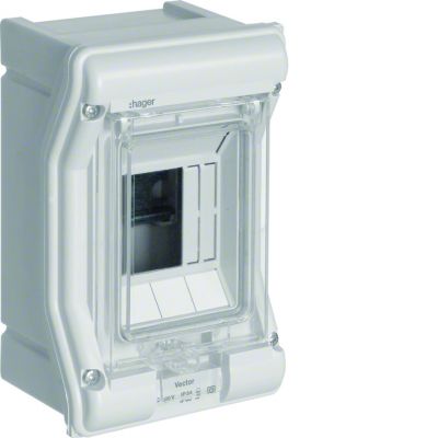 Rozdzielnica modułowa 1x3 natynkowa IP65 Vector VE103L HAGER (VE103L)