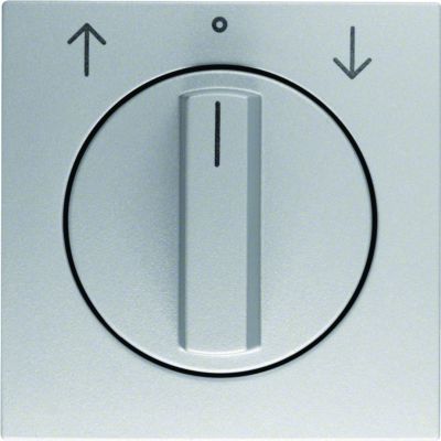 B.Kwadrat/B.7 Płytka czołowa z pokrętłem do łącznika żaluzjowego obr. alu lakier (1080140400)