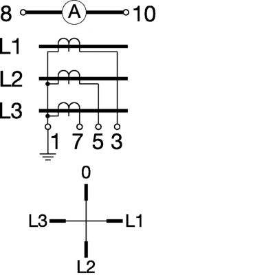 Przełącznik amperomierza 4-pozycyjny 400V 20A SK603 HAGER (SK603)