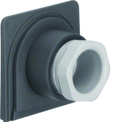 BERKER W.1 Membrana 1 wyjście na rurę średnica M20x1,5 szary 18163515 HAGER (18163515)