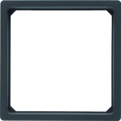 BERKER Q.x Pierścień adaptacyjny do płytki czołowej 50x50mm antracyt aksamit 11096076 HAGER (11096076)