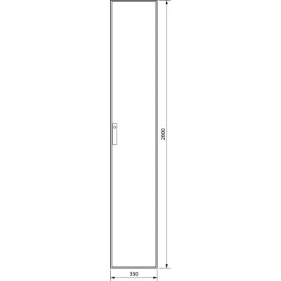 univers Obudowa stojąca IP41 kl.I 350x2000x400mm RAL7035 FG21WE HAGER (FG21WE)