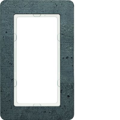 BERKER Q.7 Ramka z dużym wycięciem beton 13096020 HAGER (13096020)