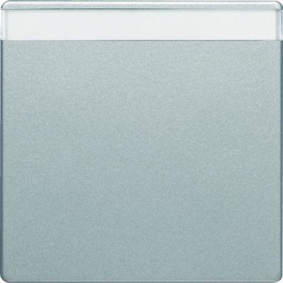 BERKER Q.x Klawisz z polem opisowym do łącznika 1-klawiszowego aluminium aksamit lakierowana 16266084 HAGER (16266084)