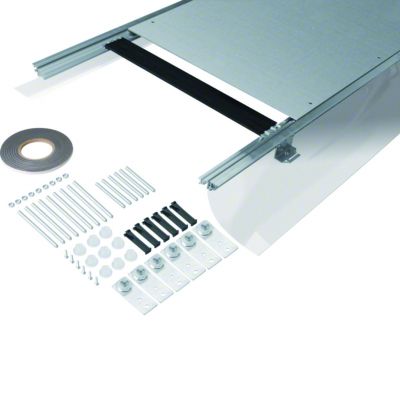 tehalit.BK Kanał współpoziomy boczna folia ochronna BKFD 600x(145-190)mm stal BKFD600145 HAGER (BKFD600145)
