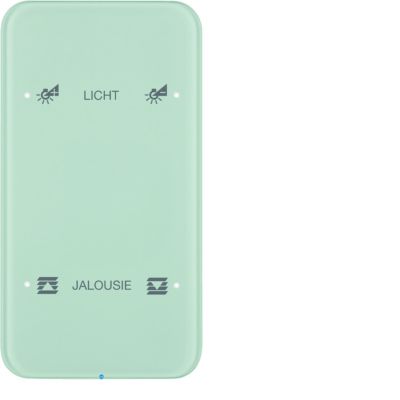 BERKER R.1 Sensor dotykowy podwójny konfigurowalny szkło biały 75142160 HAGER (75142160)