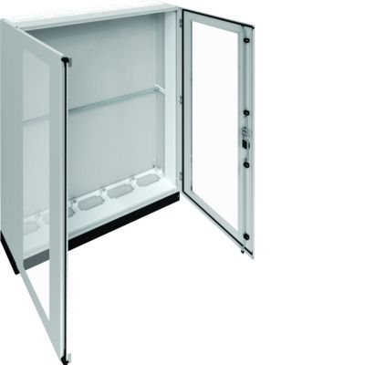 univers Rozdzielnica stojąca IP55 kl. I 1300x1850x275 + cokół 100mm drzwi transparentne FR25K1 HAGER (FR25K1)