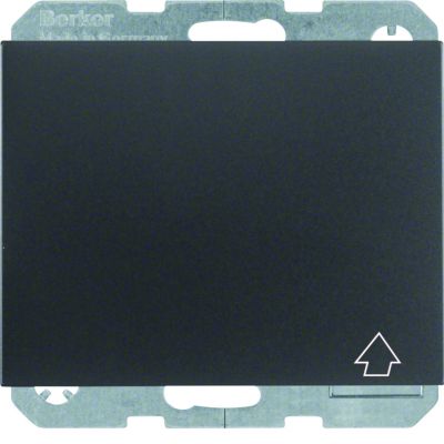 BERKER K.1 Gniazdo SCHUKO z pokrywą z przesłoną styków antracyt mat lakierowana 47517106 HAGER (47517106)