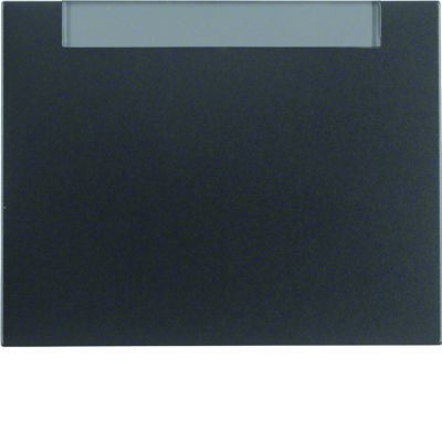 BERKER K.1 Klawisz z pole opisowe do łącznika 1-klaw. antracyt mat lakierowana 14267006 HAGER (14267006)