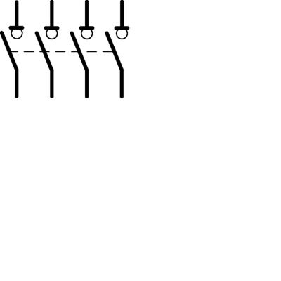 Modułowy rozłącznik izolacyjny z możliwością wyzwalania 4P 80A 400VAC wyposażony w styk pomocniczy SA480 HAGER (SA480)