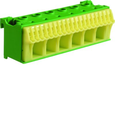 QuickConnect Blok samozacisków ochronny zielony 6x16+20x4mm2 szer. 105mm KN26E HAGER (KN26E)