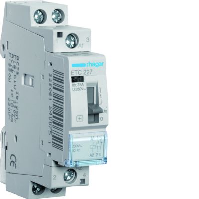 Stycznik modułowy taryfowy Dzień/Noc 230V AC 1Z+1R 25A AC-7A B ETC227 HAGER (ETC227)