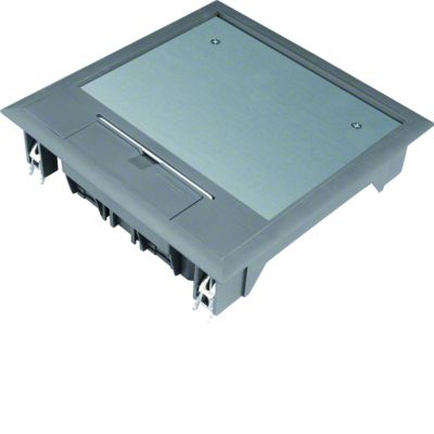 tehalit.VE-EE Pokrywa uchylna VQ06 200x200 wykładzina 5mm stal szary PA VQ06057011 HAGER (VQ06057011)