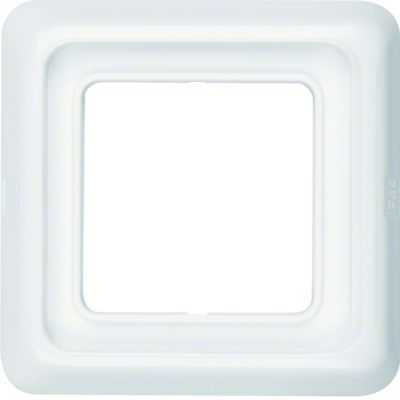 BERKER IP44 Ramka pojedyncza z uszczelką biała 53132809 HAGER (53132809)
