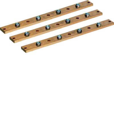 univers Szyna pozioma Cu do rozł. listwowych NH1/2/3 2-pol. 40x10mm (3 szt) UM04M HAGER (UM04M)