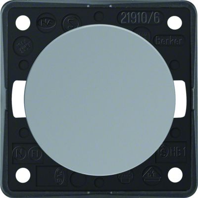 Łącznik klawiszowy uniwersalny; szary połysk; Integro Flow/Pure 936562507 HAGER (936562507)