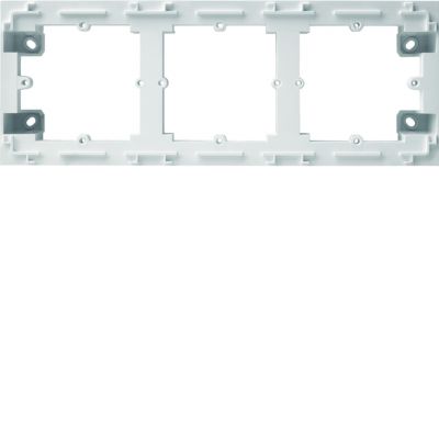 lumina intense Adapter natynkowy 3-krotny biały WL5830 HAGER (WL5830)