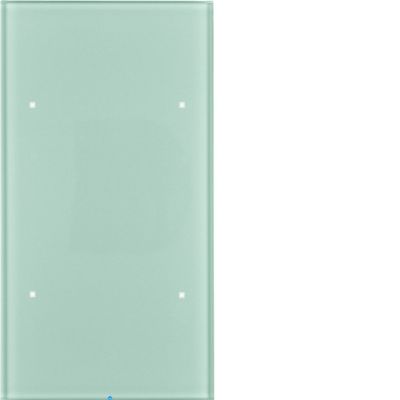 BERKER KNX TS Sensor dotykowy 2-krotny szkło aluminium 75142034 HAGER (75142034)