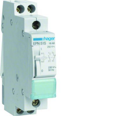 Przekaźnik bistabilny 230VAC/110VDC 1Z+1R 16A EPN515 HAGER (EPN515)