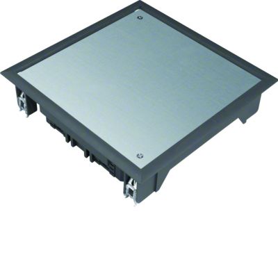 tehalit.VE-EE Pokrywa pełna VDQ06 200x200 wykładzina 5mm czarny PA VDQ06059005 HAGER (VDQ06059005)