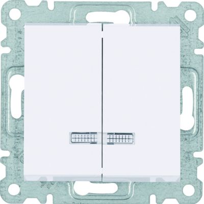 lumina Łącznik kontrolny seryjny/świecznikowy biały WL0240 HAGER (WL0240)