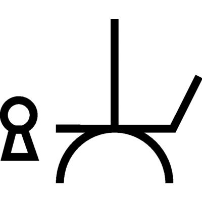 B.Kwadrat Gniazdo z uziemieniem z pokrywą i zamkiem, biały połysk (6768118989)