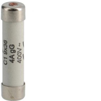 Wkładka bezpiecznikowa cylindryczna C1 9x36mm gG 4A 400VAC L936C1-04 HAGER (L936C1-04)