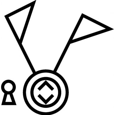 BERKER one.platform Łącznik żaluzjowy na klucz do wkładki patentowej zwierny 1-bieg. 383110 HAGER (383110)