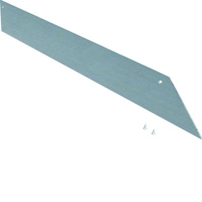 tehalit.AK Końcówka 1-str skos pokrywy 400X70mm stal AKE4000701 HAGER (AKE4000701)