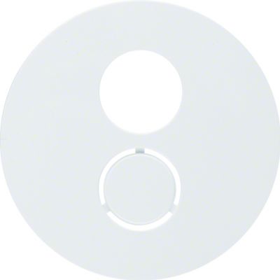 BERKER R.1/R.3 Płytka czołowa do gniazda głośnikowego biały 11962089 HAGER (11962089)