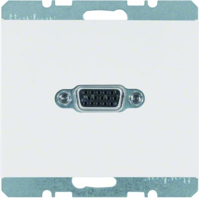 BERKER K.1 Gniazdo VGA biały 3315407009 HAGER (3315407009)