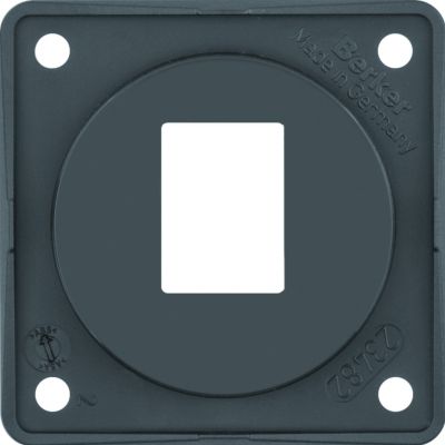 Integro Flow Płytka nośna 1-krotna do gniazd modularnych AMP, ant (945572505)