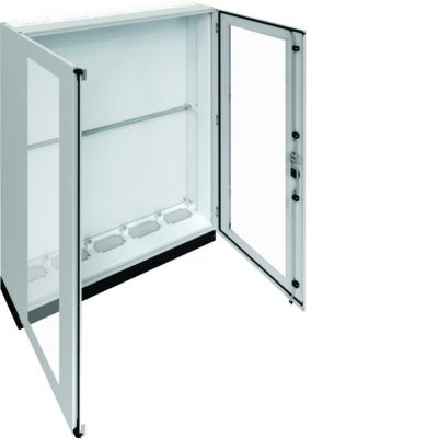 univers Rozdzielnica stojąca IP55 kl. II 1300x1850x275 + cokół 100mm drzwi transparentne FR25L1 HAGER (FR25L1)