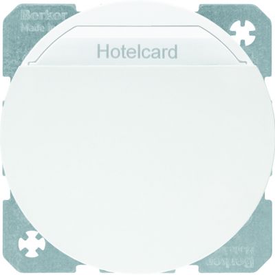 BERKER R.1/R.3 Łącznik przekaźnikowy na kartę hotelową biały 16402089 HAGER (16402089)