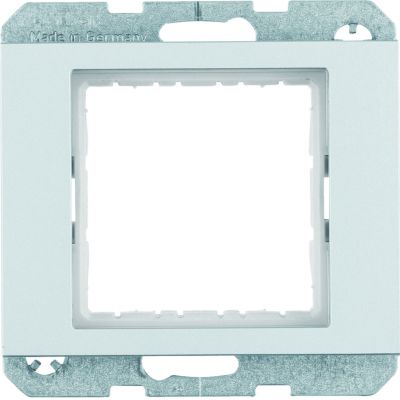 BERKER K.5 Zestaw adaptacyjny do modułów systo 45x45mm aluminium lakierowana 14407003 HAGER (14407003)
