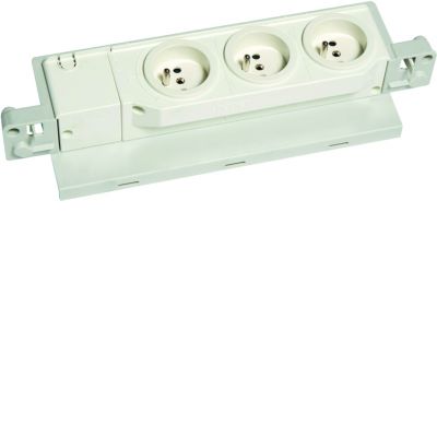 Przepust kablowy 3-krotne gniazdo zasilające 230V do VUxxx VZ00UPF HAGER (VZ00UPF)