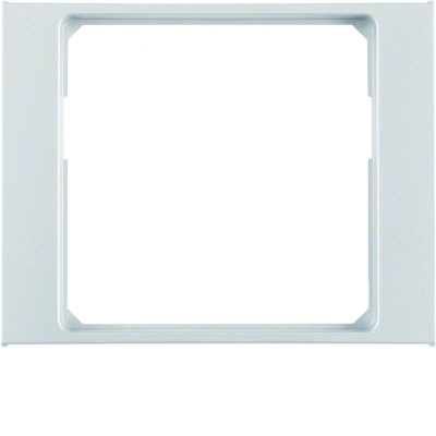 BERKER K.5 Pierścień adaptacyjny do płytki czołowej 50x50mm aluminium 11087103 HAGER (11087103)